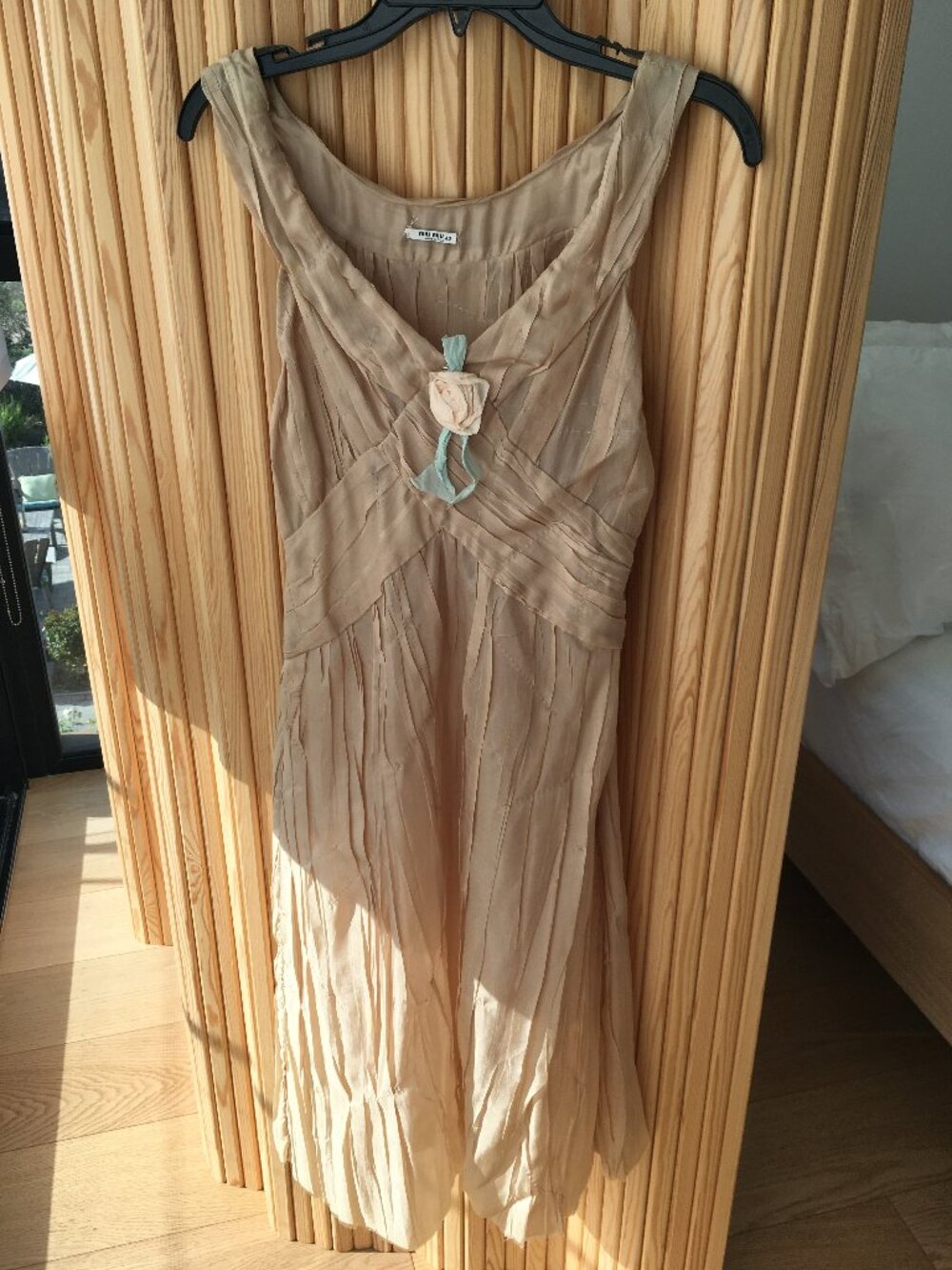 Rare vintage Miu Miu silk dress